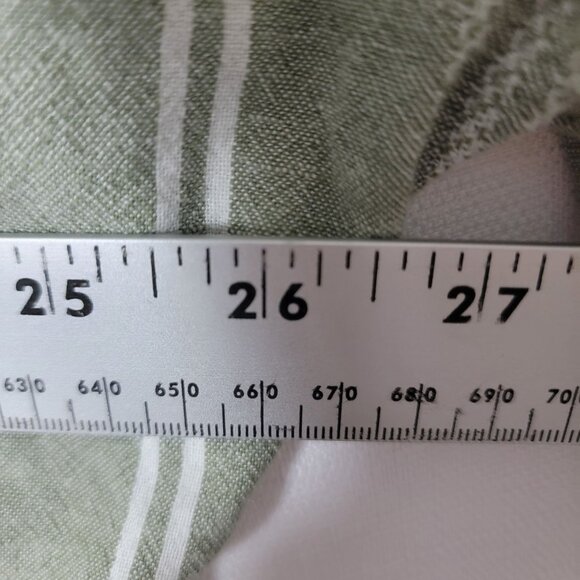 Time & Tru Womens Top Sz XXL Pull Over Side Knot Rayon Linen Blend Sage Green - Picture 7 of 13